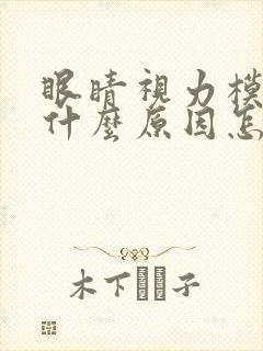 眼睛视力模糊是什么原因怎么治疗