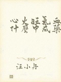 心火旺气血虚吃什么中成药