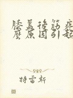 膝盖后筋疼是什么原因引起的