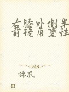 右膝外侧半月板前后角变性封面
