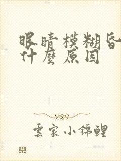 眼睛模糊昏花是什么原因
