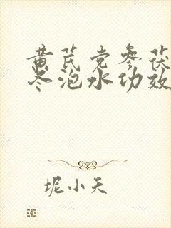 黄芪党参茯苓麦冬泡水功效