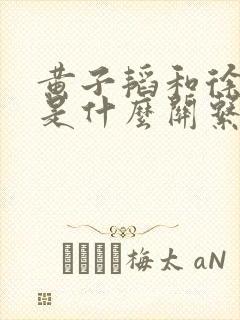 黄子韬和徐艺洋是什么关系