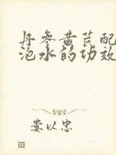 丹参黄芪配山楂泡水的功效封面