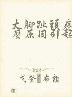 大脚趾头疼痛什么原因引起