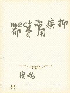 mect治疗抑郁费用
