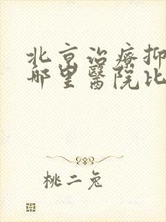 北京治疗抑郁上哪里医院比较好