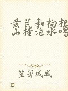 黄芪和枸杞红枣山楂泡水喝有什么作用
