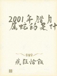 2001年腊月属蛇的是什么命