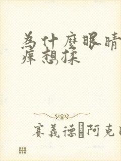 为什么眼睛总是痒想揉封面