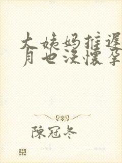 大姨妈推迟半个月也没怀孕是为啥