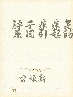 脖子痒痒是什么原因引起的封面