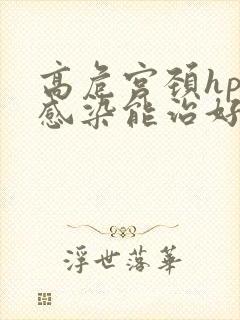 高危宫颈hpv感染能治好吗