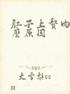 肚子上赘肉多什么原因