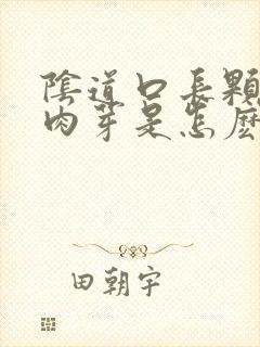 阴道口长颗粒状肉芽是怎麽回事