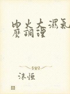 内火大湿气重怎么调理