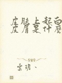 皮肤上起白色的皮屑是什么癣