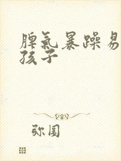 脾气暴躁易怒的孩子
