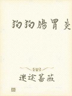 狗狗肠胃炎拉血