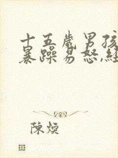 十五岁男孩脾气暴躁易怒,经常性的自残