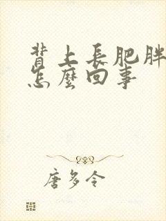 背上长肥胖纹是怎么回事