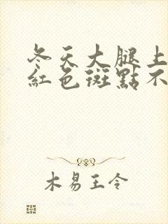 冬天大腿上出现红色斑点不痒
