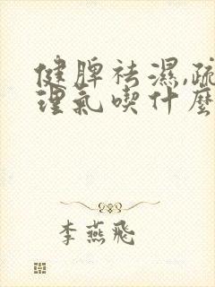健脾祛湿,疏肝理气吃什么药