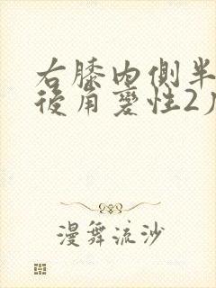 右膝内侧半月板后角变性2度