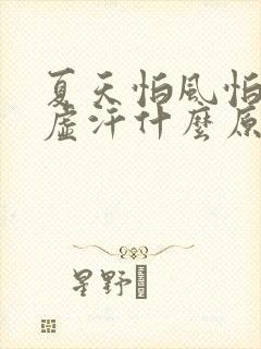 夏天怕风怕冷出虚汗什么原因