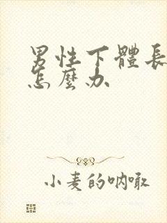 男性下体长阴虱怎么办