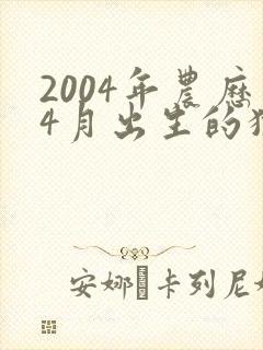 2004年农历4月出生的猴的命运