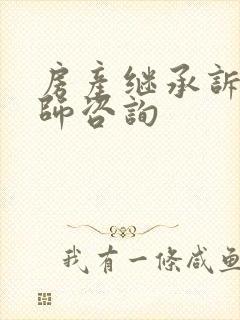 房产继承诉讼律师咨询