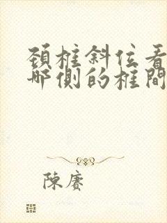 颈椎斜位看的是哪侧的椎间孔