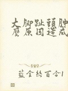 大脚趾头肿痛什么原因造成的