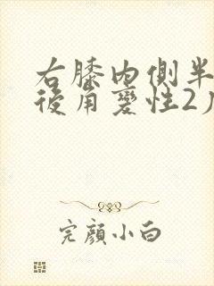 右膝内侧半月板后角变性2度