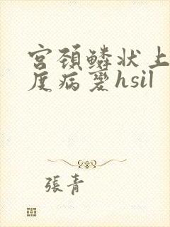宫颈鳞状上皮高度病变hsil