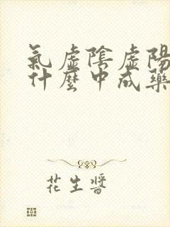 气虚阴虚阳虚吃什么中成药