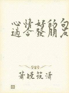 心情好的句子 适合发朋友圈