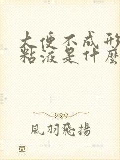 大便不成形还带粘液是什么原因