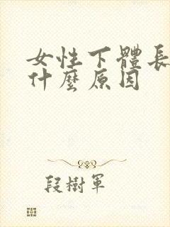女性下体长阴虱什么原因