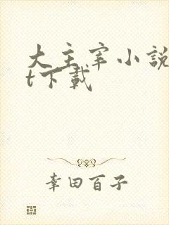 大主宰小说txt下载