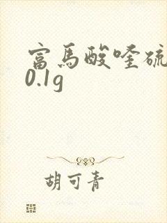 富马酸喹硫平片0.1g封面