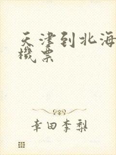 天津到北海特价机票