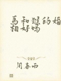马和猴的婚配属相好吗