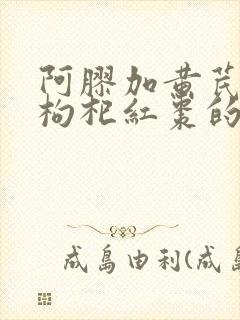 阿胶加黄芪当归枸杞红枣的功效