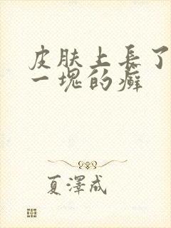 皮肤上长了一块一块的癣
