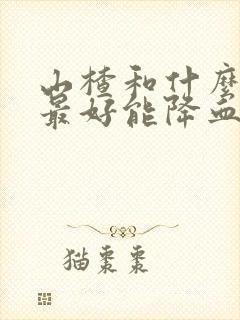山楂和什么泡水最好能降血压三高