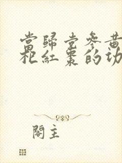 当归党参黄芪枸杞红枣的功效与作用封面