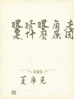眼睛眼角老是痒是什么原因