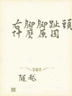 右脚脚趾头疼痛什么原因